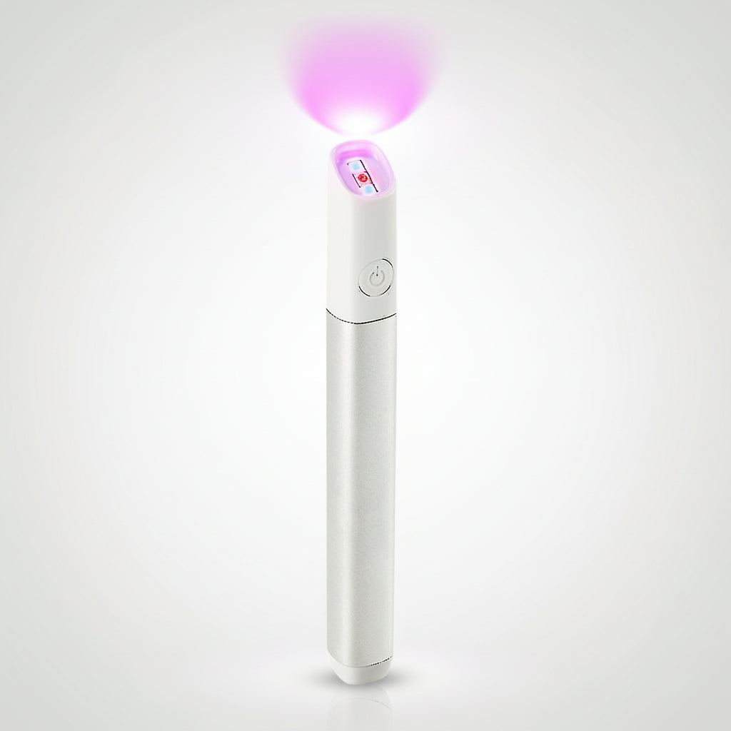 Stylo de luminothérapie rouge et bleu
