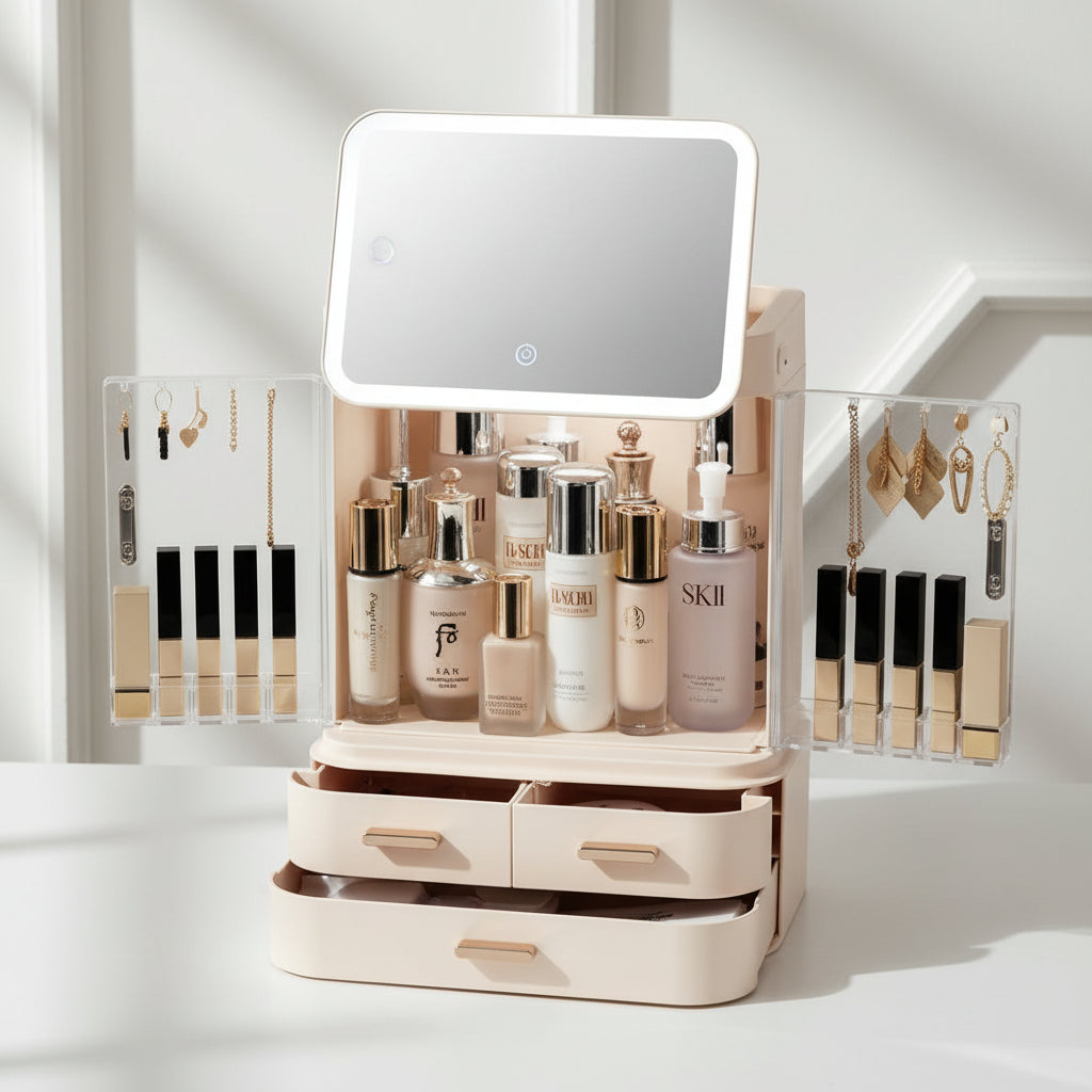 Boîte de rangement à écran LED